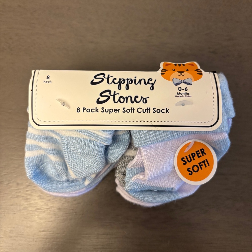 Baby Socks Size 0-6 Months